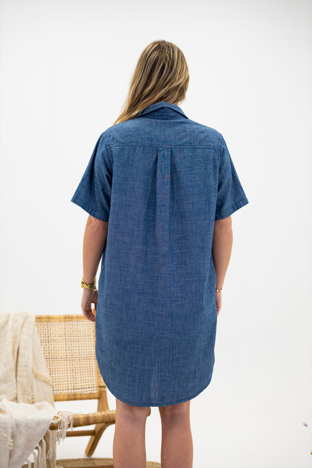 Tuva Tunic chambray denim - Nudie Jeans