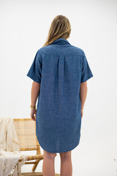 Tuva Tunic chambray denim - Nudie Jeans