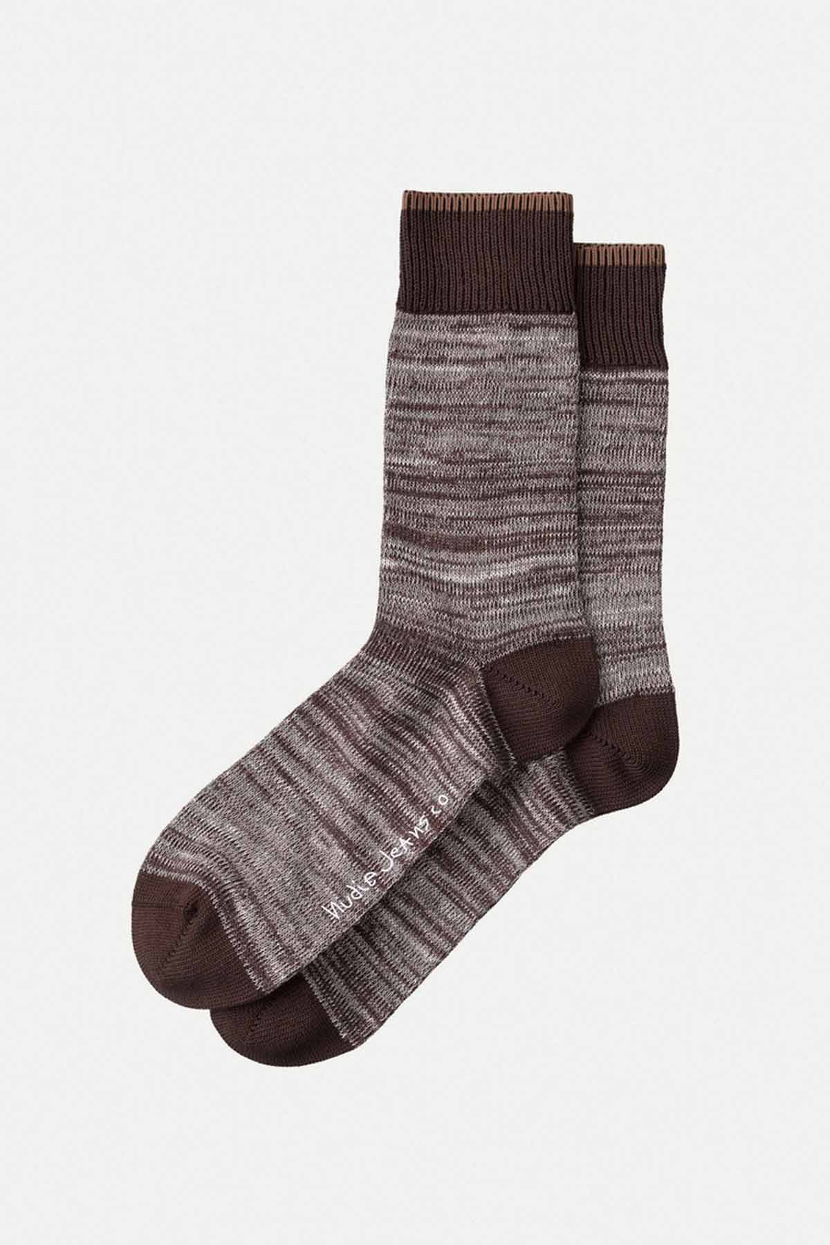 Chaussettes Rasmusson Multi Yarn Socks - Nudie Jeans