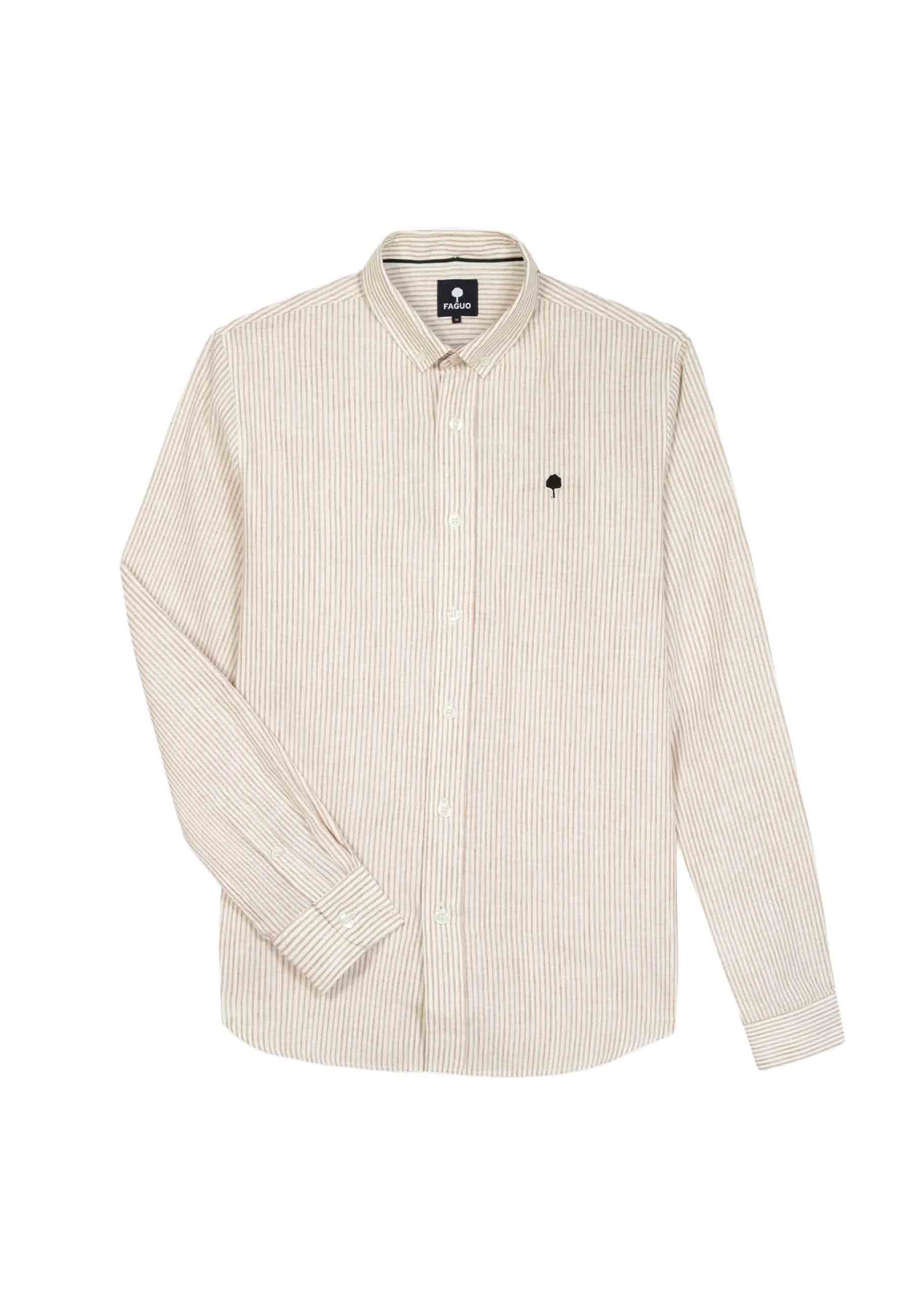 Chemise Ivoy Rayée Lin - Faguo