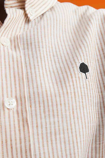 Chemise Ivoy Rayée Lin - Faguo