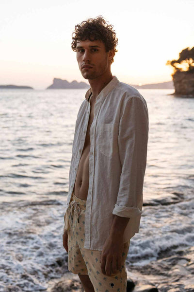 Chemise Chiavari Col Mao - Faguo