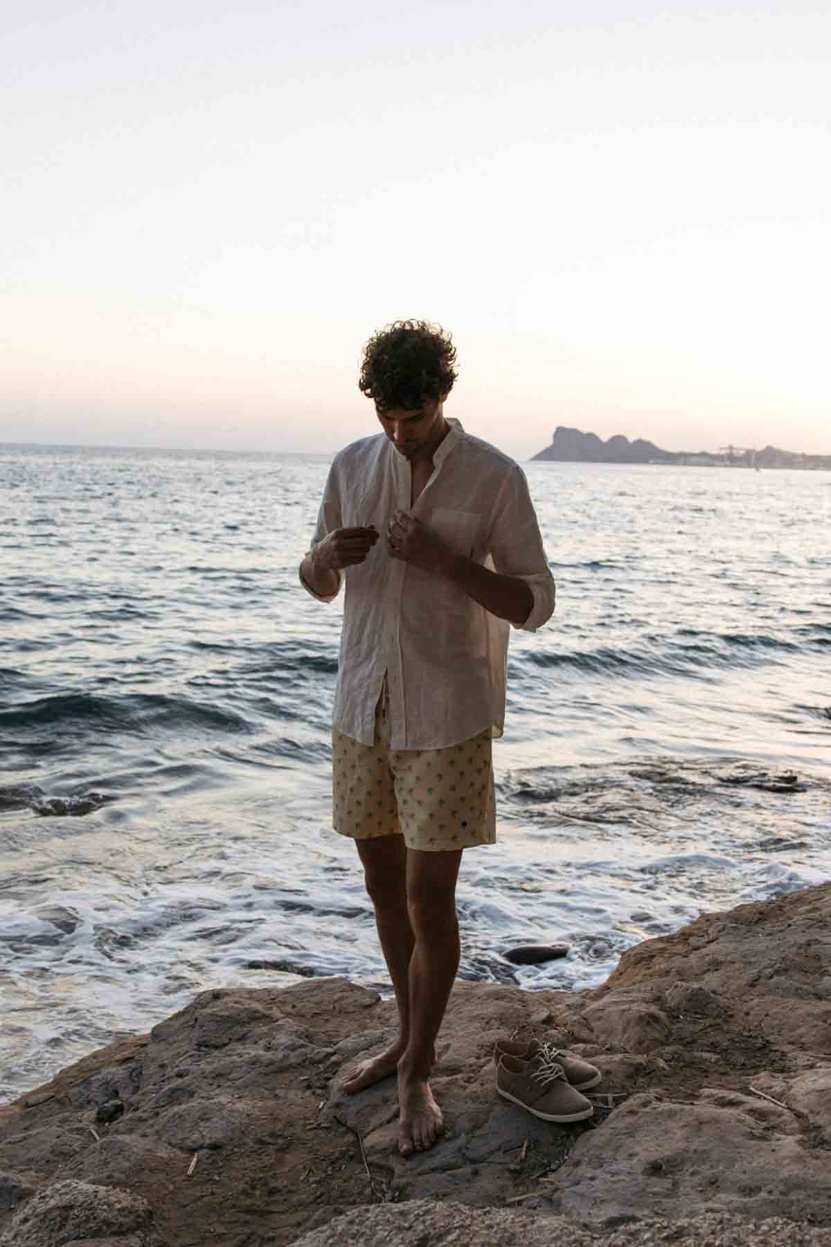 Chemise Chiavari Col Mao - Faguo