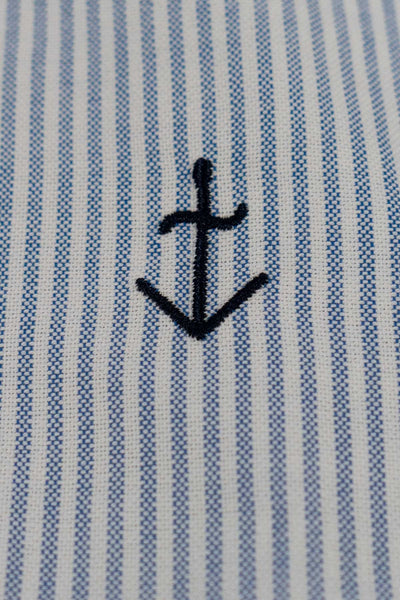 Chemise Teles Embroidered Logo Button Down - La Paz