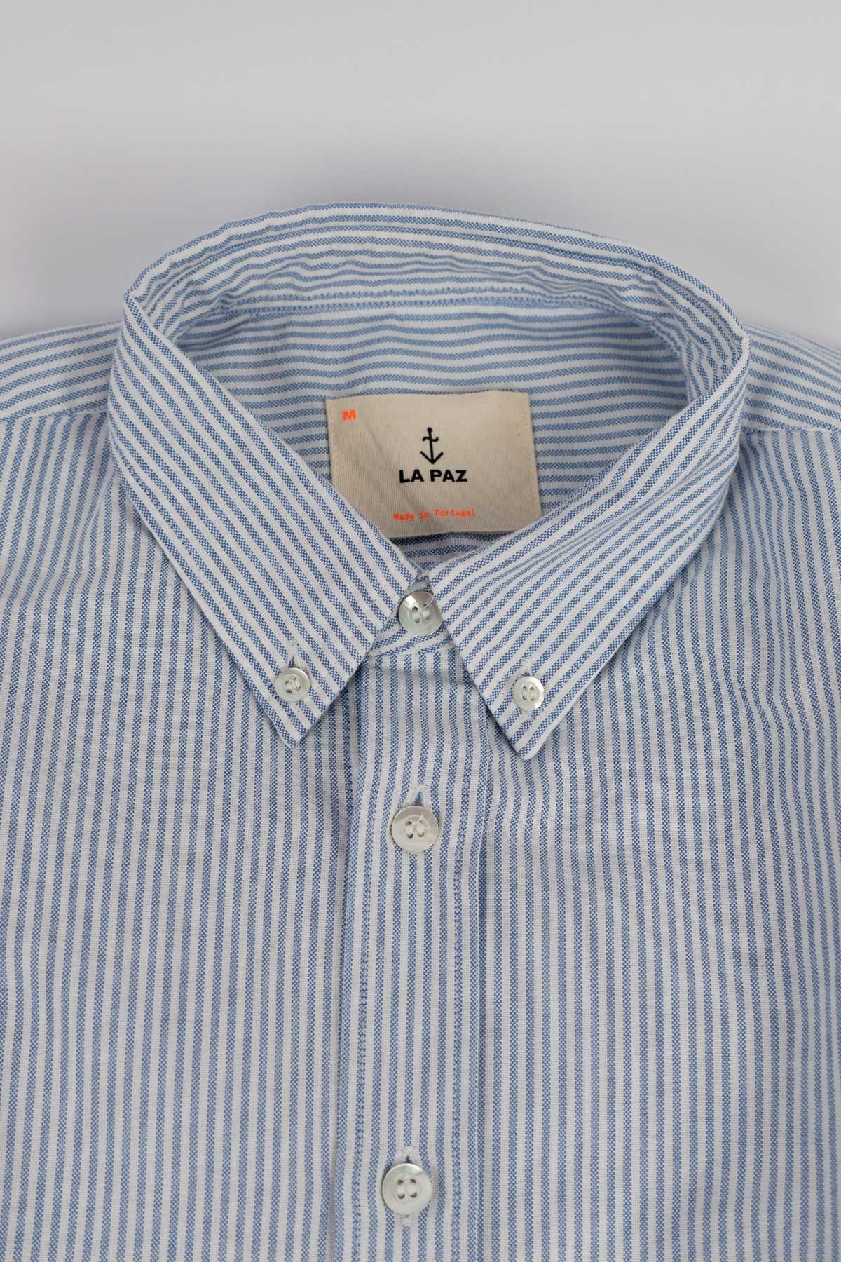 Chemise Teles Embroidered Logo Button Down - La Paz