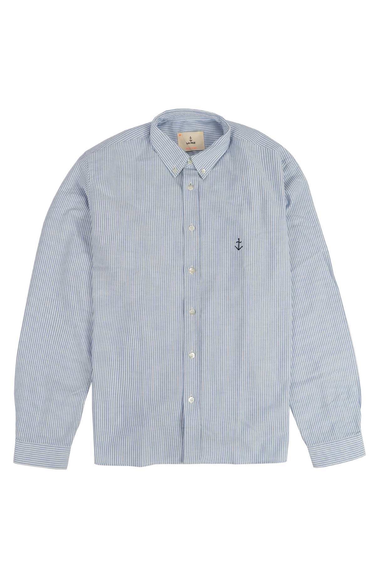 Chemise Teles Embroidered Logo Button Down - La Paz
