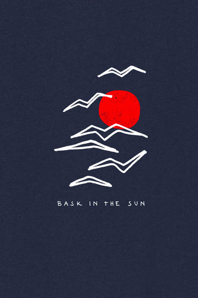T-shirt Birds - Bask in the sun