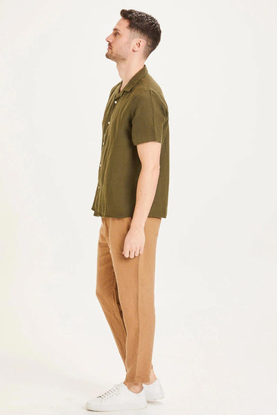 Pantalon Bob Loose Linen - Knowledge cotton apparel