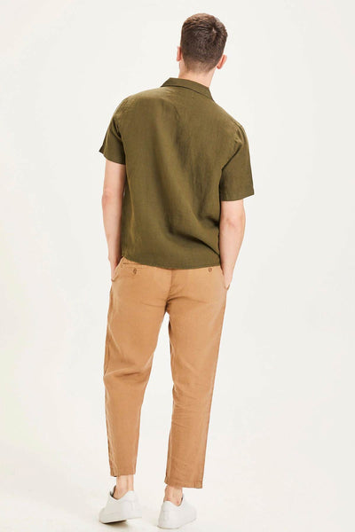 Pantalon Bob Loose Linen - Knowledge cotton apparel
