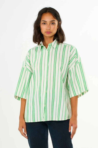 Chemise Cotton Sleeved a-shape - Knowledge Cotton Apparel
