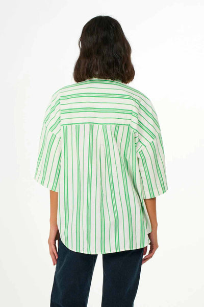 Chemise Cotton Sleeved a-shape - Knowledge Cotton Apparel