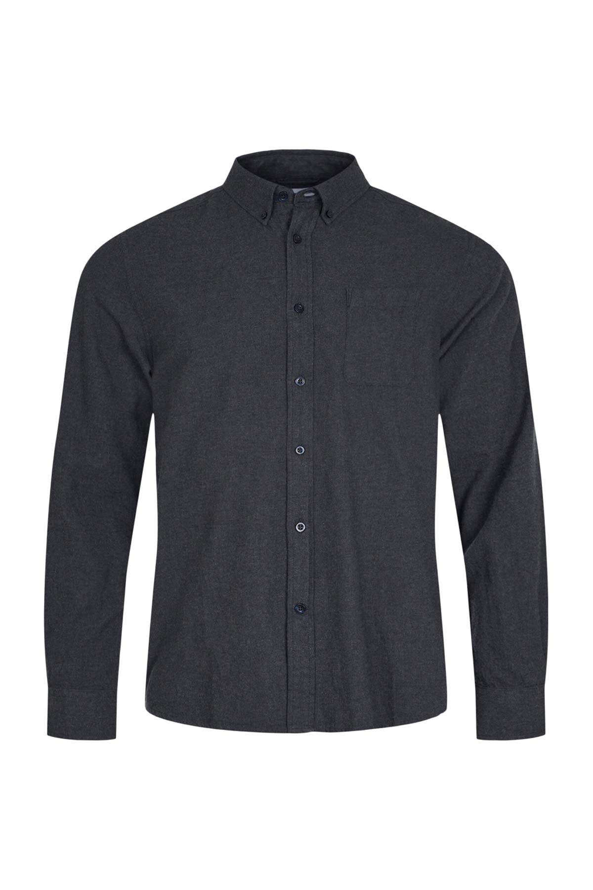 Chemise Melange Flannel Custom fit - Knowledge Cotton Apparel