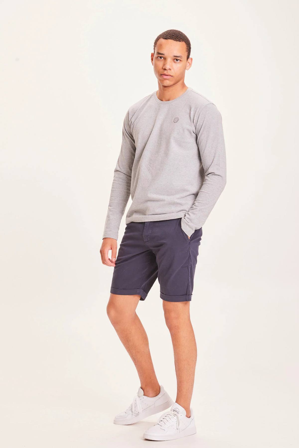 Short Chino Chuck Regular Poplin - Knowledge Cotton Apparel