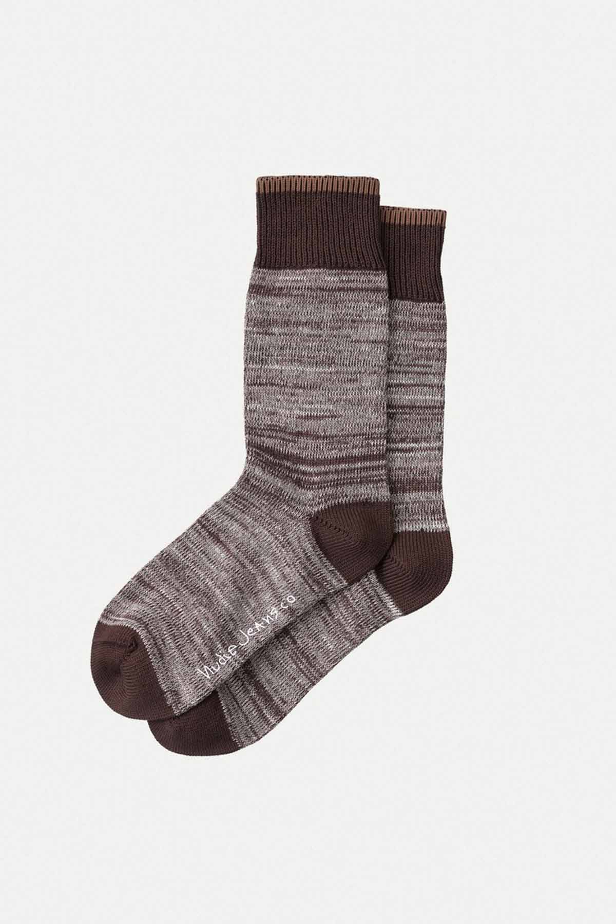 Chaussettes Rasmusson Multi Yarn W - Nudie Jeans