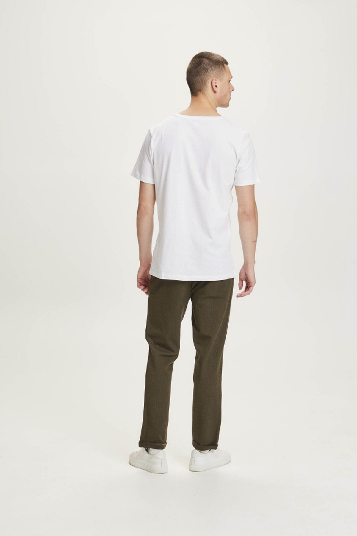 Pantalon Joe Slim Cropped Recycled Chino - Knowledge Cotton Apparel