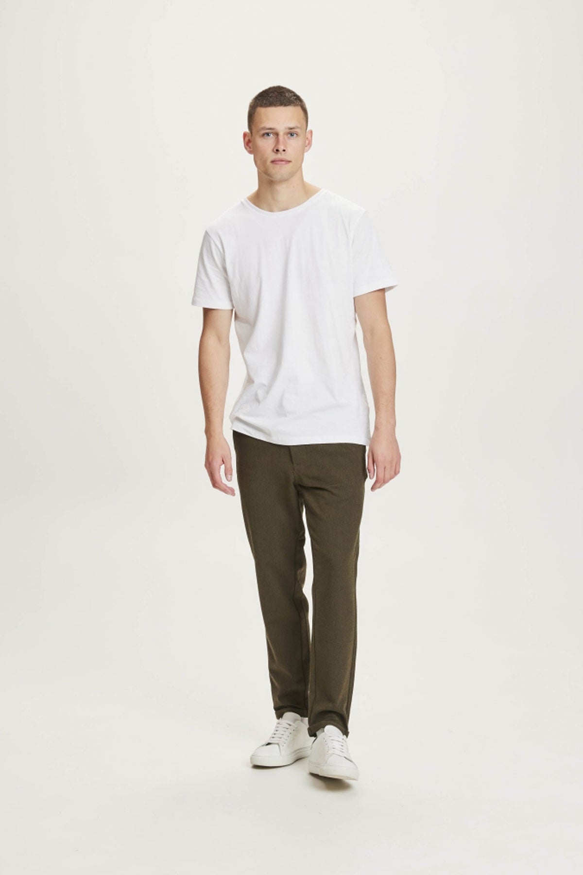 Pantalon Joe Slim Cropped Recycled Chino - Knowledge Cotton Apparel