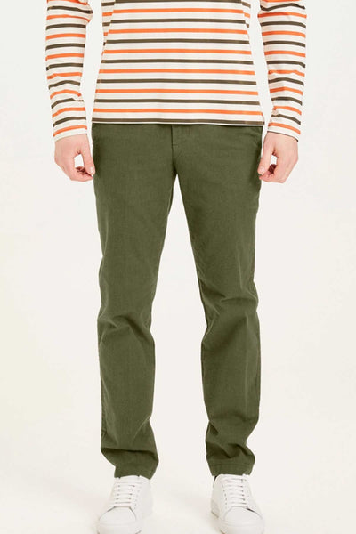 Chino Luca Slim Flannel - Knowledge Cotton Apparel