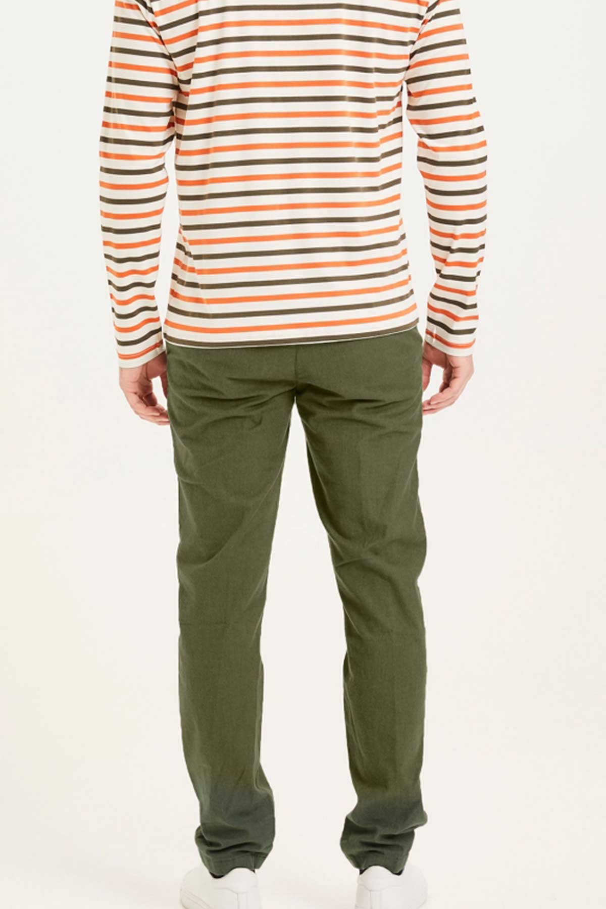 Chino Luca Slim Flannel - Knowledge Cotton Apparel