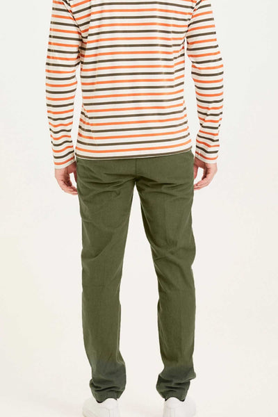 Chino Luca Slim Flannel - Knowledge Cotton Apparel