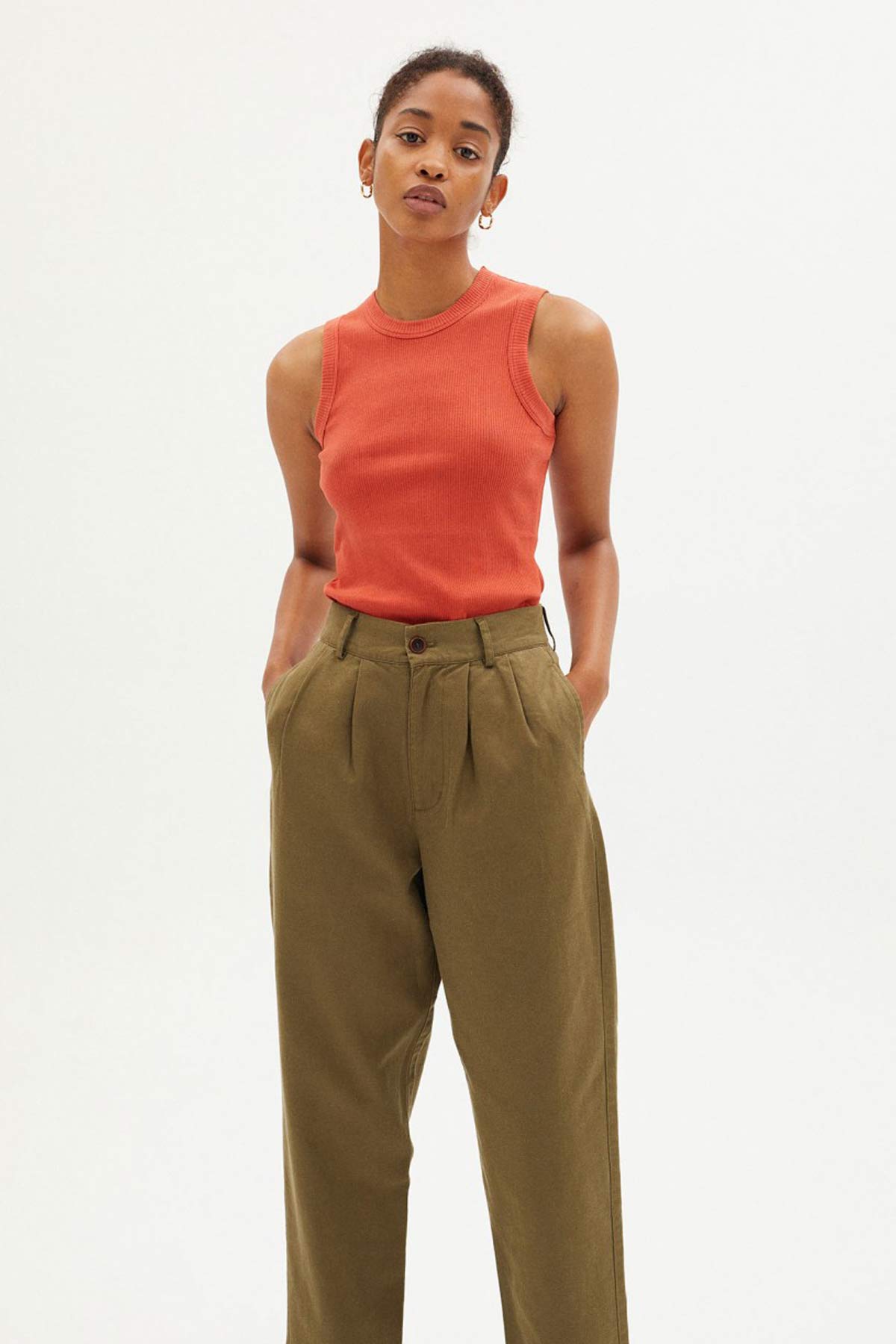 Pantalon Rina - Green - Thinking Mu
