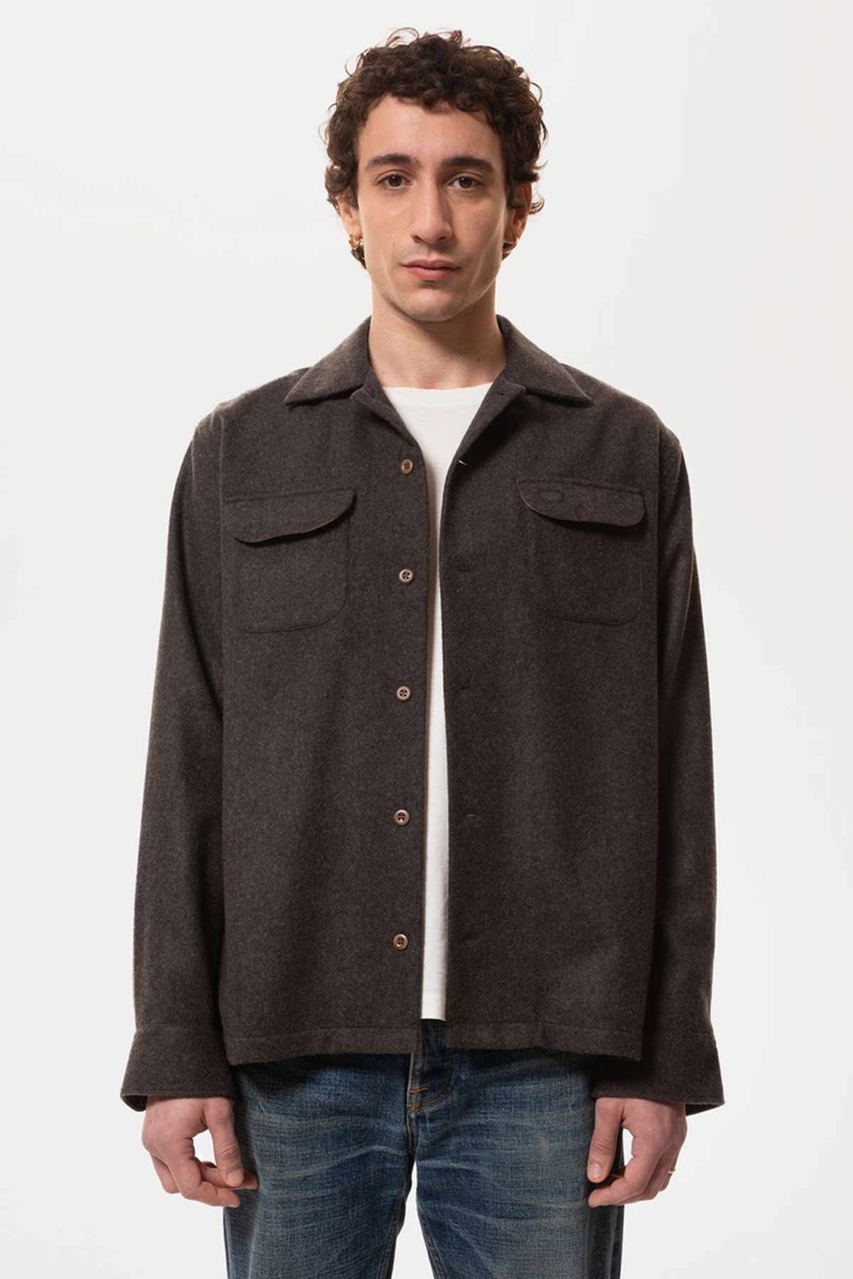 Surchemise Sten Wool Solid - Nudie Jeans